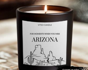 Missing Arizona Gift Candle Phoenix Moving Away Gift for Friend Farewell Gift Arizona Souvenir Gift