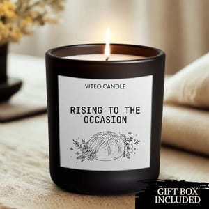 Sourdough Gifts Candle Funny Sourdough Gift for Bread Maker Baker Gift Homemaking Homesteading Mom Gift Starter Gift Box