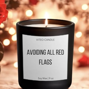 Boss Babe, Girl Boss Candle, Feminist Gift, Gift Candle, Best Friend Gift, Avoiding Red Flags, Divorce and Breakup gift