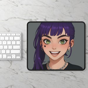 Anime-Themed Gaming Mouse Pad, Gamer Desk Accessory, Custom Gaming Mat, Unique Gift for Gamers, Geeky Home Office Decor