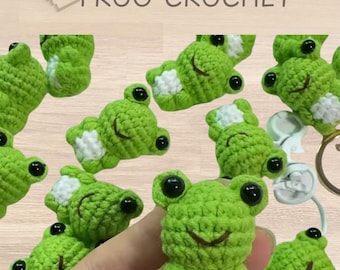 Frog Amigurumi Crochet Pattern, KeinMaker Plushie (PDF Pattern)