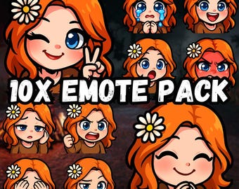 Kate Denson Emotes | Dead by Daylight Streamers, Chibi Reactions (Instant Download)
