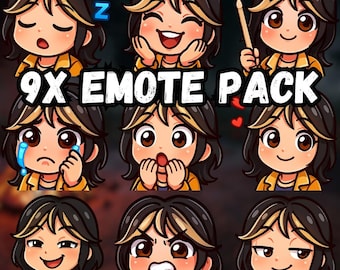 Vee Boonyasak Chibi Emotes | Dead by Daylight, Twitch & Discord (Instant Download)