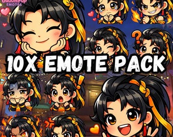 Anran Overwatch Emotes | Chibi Twitch Streamer Pack (Digital Download)