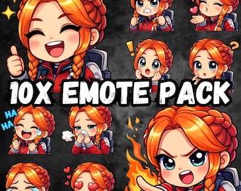 Arc Raiders Emotes Pack | Sci-Fi Twitch Streamer Emotes (10 PNGs)
