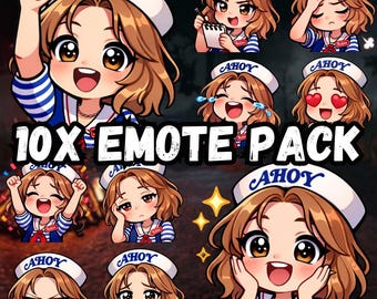 Chibi Robin Twitch Emotes: DBD Streamer Icons (Digital Download)