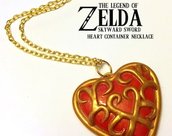 Skyward Sword Heart Container Necklace - Legend of Zelda - Nintendo