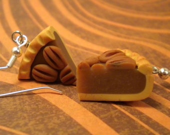 Pecan Pie Earrings (Post or Dangle)