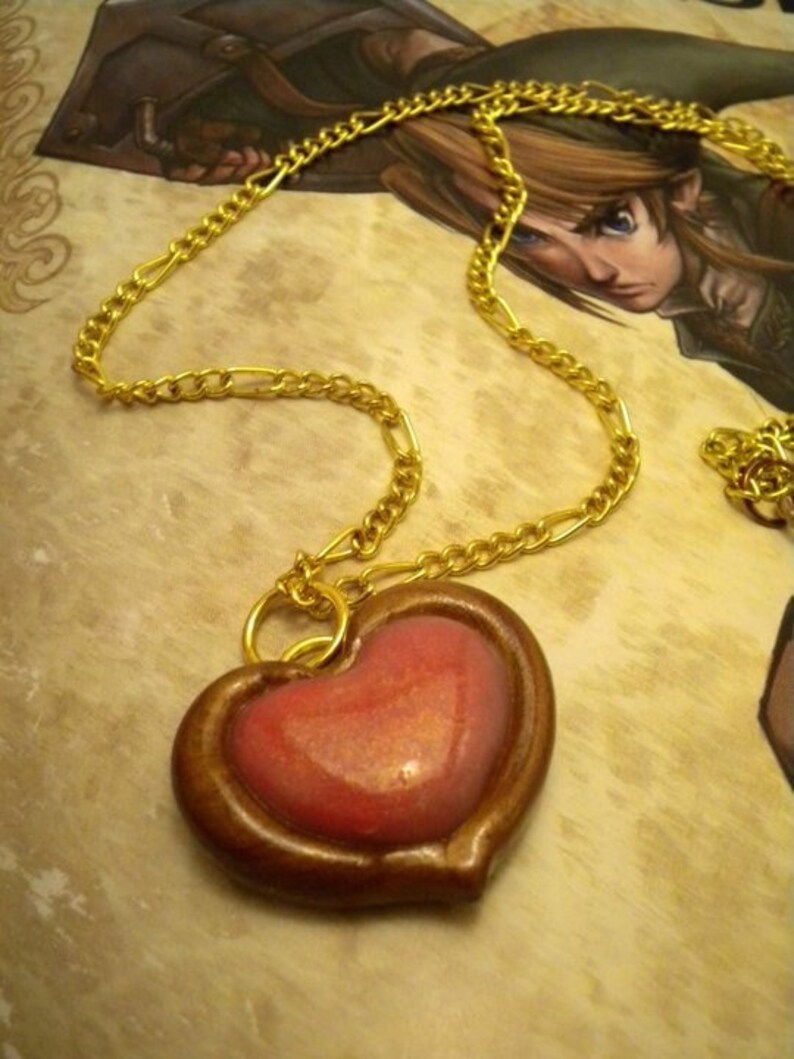 Twilight Princess Small Heart Container Necklace Legend of Etsy