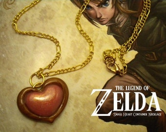 Twilight Princess Small Heart Container Necklace - Legend of Zelda - Nintendo