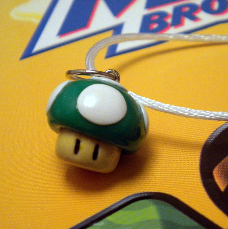 Mario 1-Up Mushroom Necklace Nintendo image 4