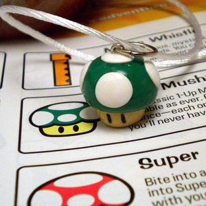 Mario 1-Up Mushroom Necklace Nintendo image 5