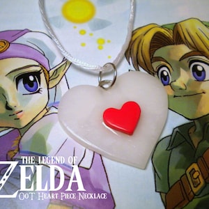 Ocarina of Time Heart Piece Necklace - Legend of Zelda - Nintendo