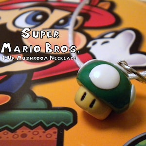 Mario 1-Up Mushroom Necklace Nintendo image 1