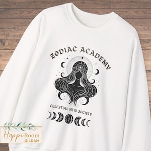 Dark Academia Sweatshirt - Zodiac Academy Sweater Book Club Shirt, Bookish Shirt Book-Lover Jumper