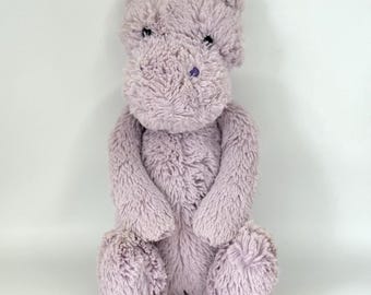Jellycat Bashful Hippo Plush Collectible No Tag (12 Inch) - Etsy