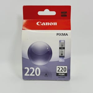 canon ink, PGI-220BK, PGBK cartridge, genuine canon, sealed ink, pixma printer, japan oem ink