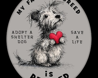 Adopt a Shelter Dog T-Shirt, Rescue Dog Apparel, Dog Lover Gift, Unisex Pet Adoption Tee, Animal Rescue Shirt