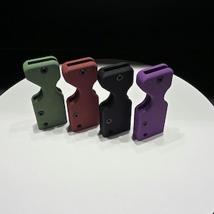 Carbon Fiber PLA YubiKey C 5 NFC Case – Keychain Ready - 5 colors available