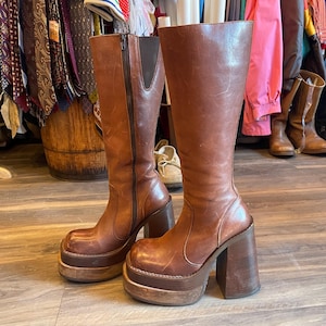 EUR39 8.5US BUFFALO T2417-73 Platform Boots, 1998 Year EUR39 8.5US BUFFALO T2417-73 Platform Boots, 1998 Year