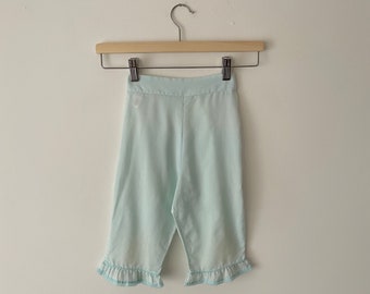 Vintage 1950s Sears Girls Bloomers Super Lightweight Cotton/Poly with Adorable Ruffled Trim 6 Years