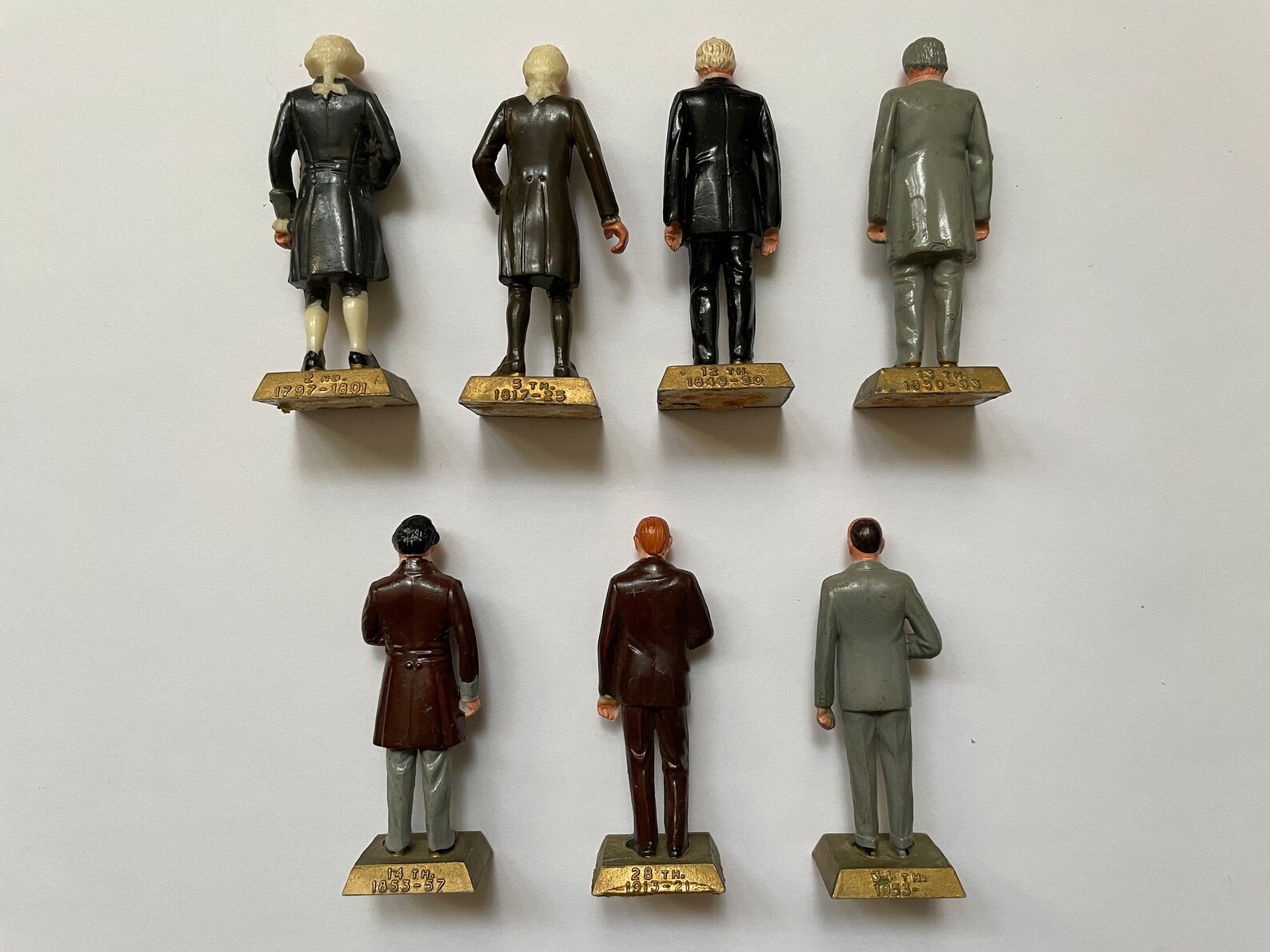 Vintage Marx President Figurines Marx Toys 2.75 Inches Tall Etsy