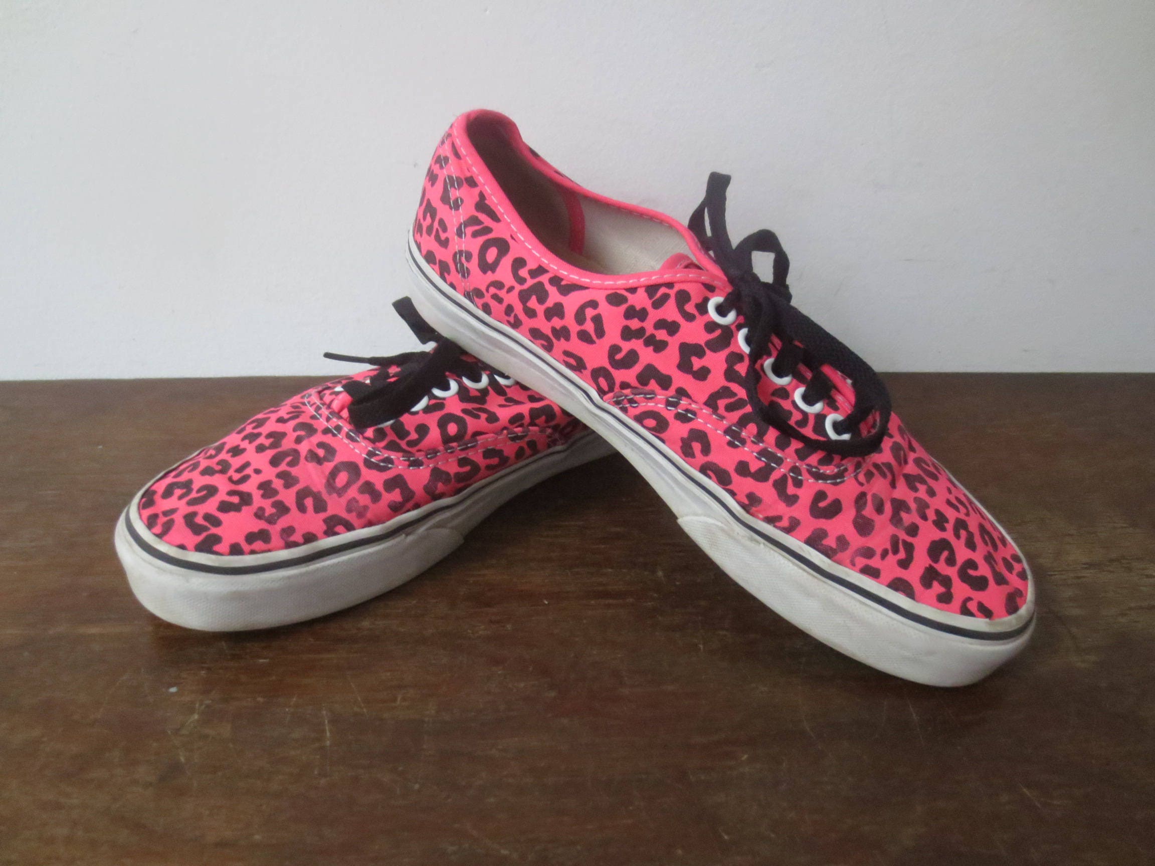 pink leopard print vans