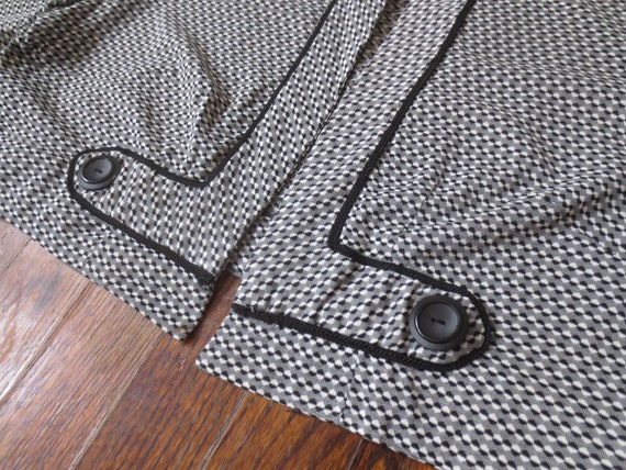 Vintage 1940s Rayon Bolero Jacket Cropped Dress J… - image 7