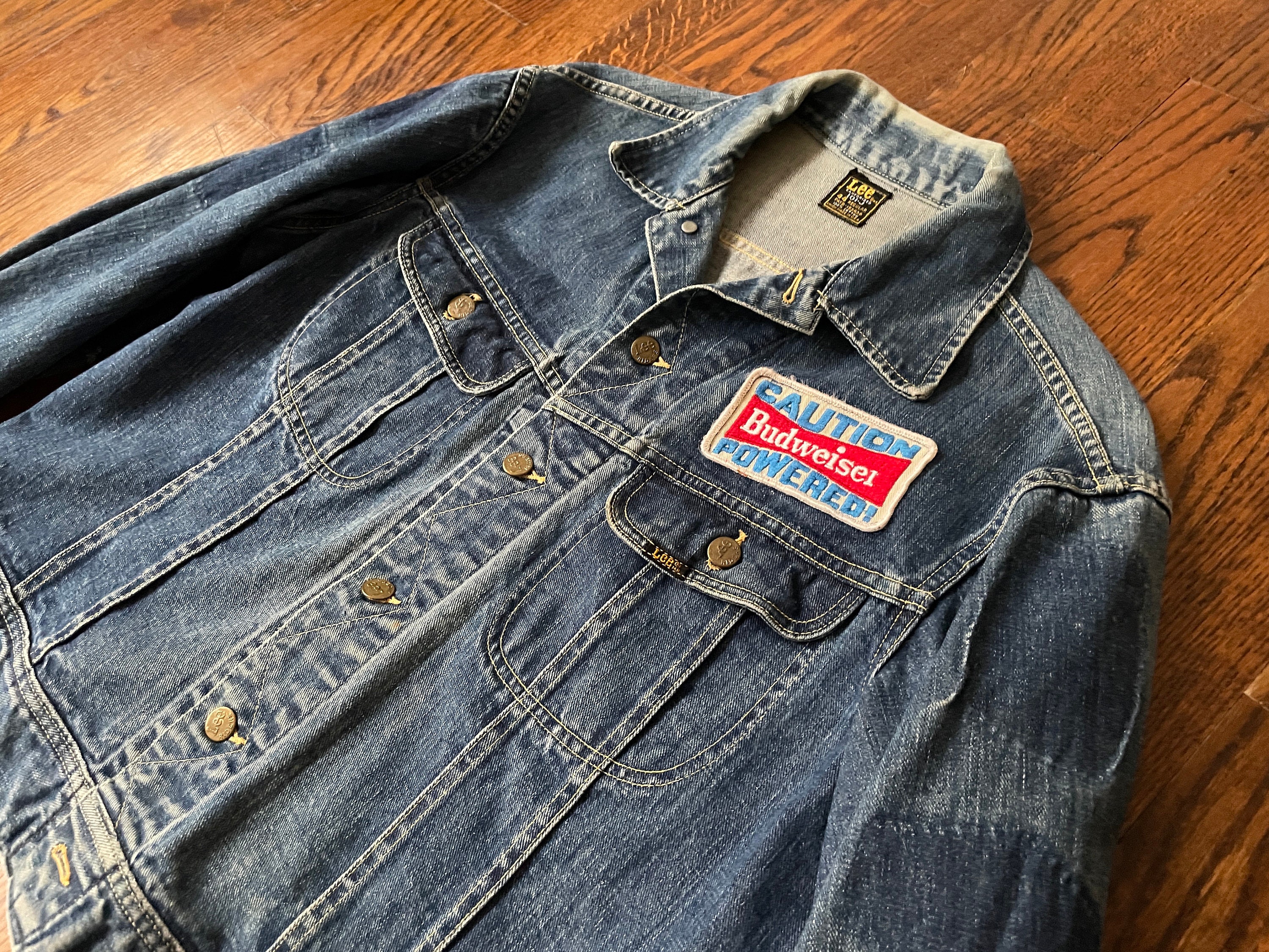 Vintage LEE Riders Jean Jacket 1960s Sanforized 101-J 44 Vintage LEE Riders Jean Jacket 1960s Sanforized 101-J 44
