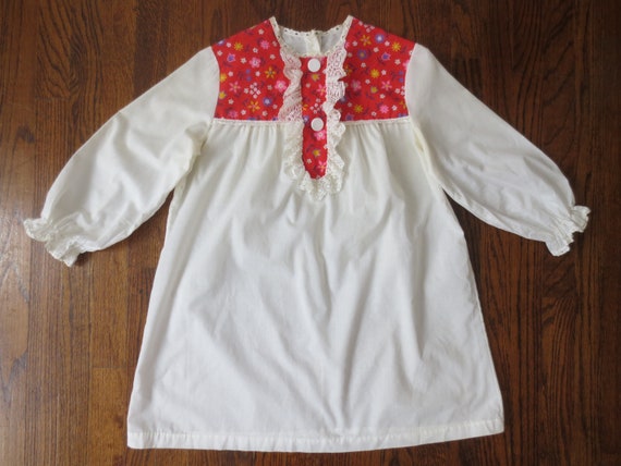 Vintage Babydoll Nightgown 1960s/70s Dutchess Jr … - image 6