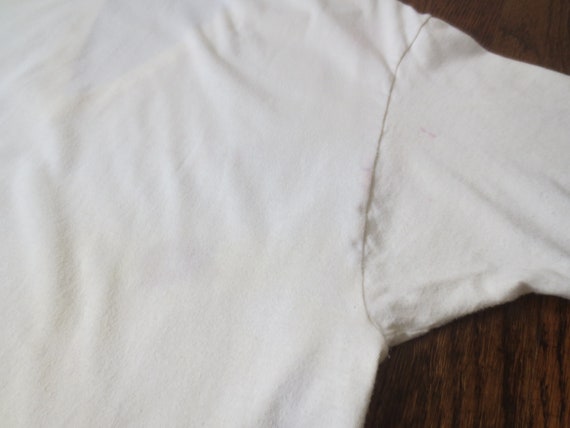 Vintage Jockey T-Shirt Classic White V-Neck Trash… - image 8