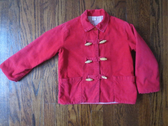 Vintage Girls Coat 1950s/1960s Stoneswear Corduro… - image 3