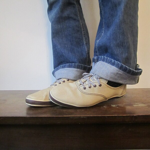 Vintage Super Jeepers Canvas Lace Up Shoes 7.5