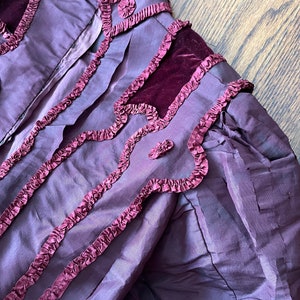1890s Victorian Leg O Mutton Sleeve Bodice Stunning Silk - Etsy