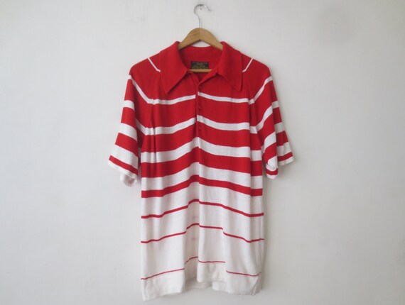 Vintage Striped Polo 1960s/70s Sears The Men's St… - image 3