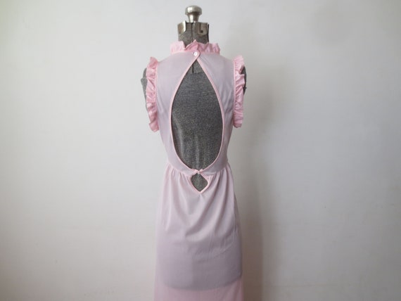 Vintage 1960s/70s Nightgown Empire Waist with Ruf… - image 2