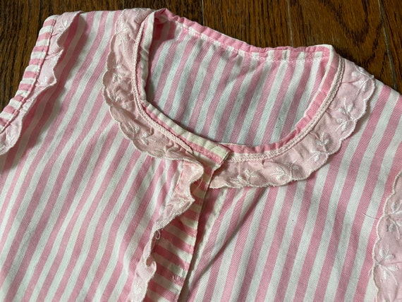 Vintage Toddler Overall Romper Set 1950s/60s Pink… - image 10