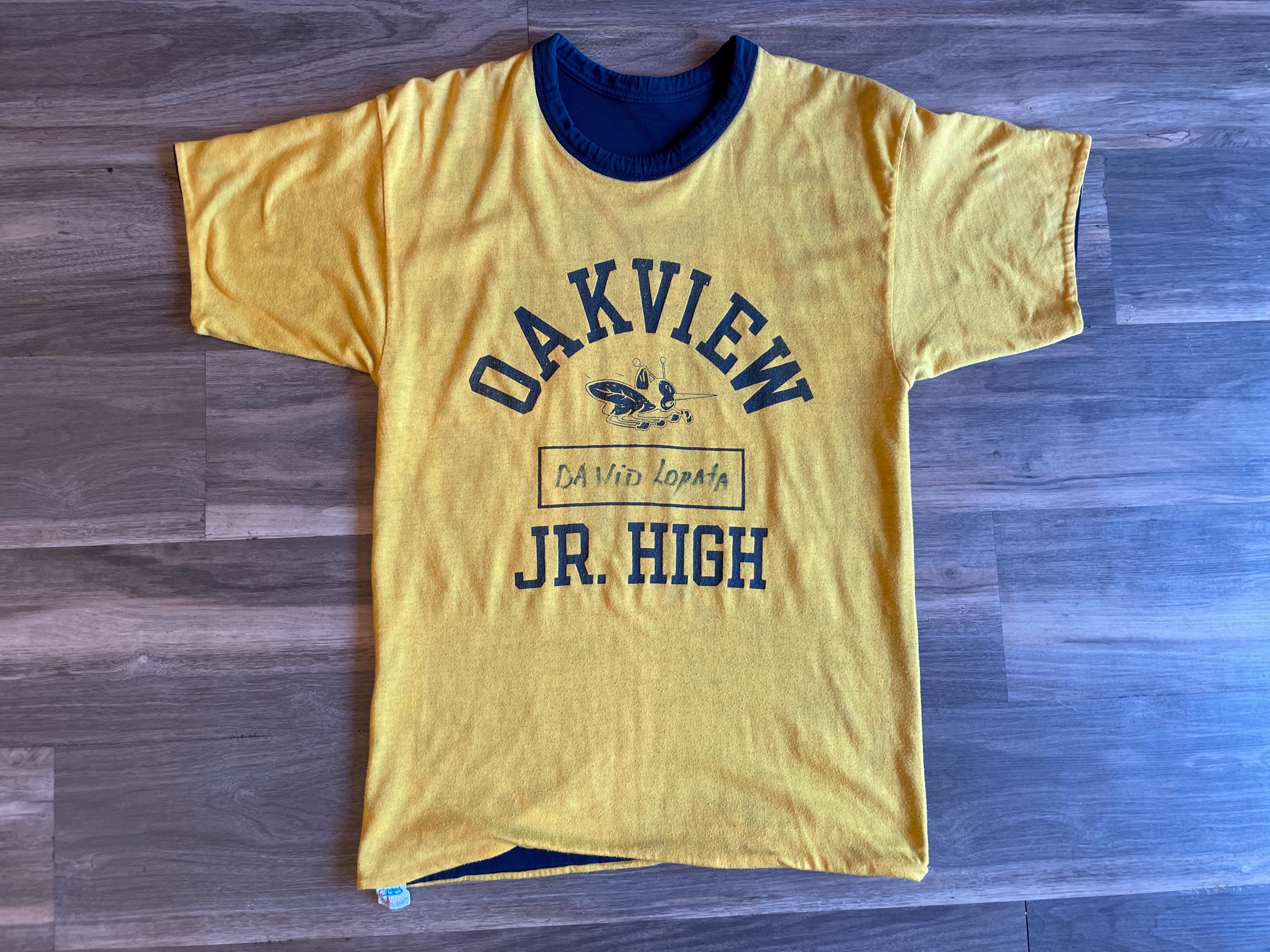 Vintage Champion T-shirt, 70s/80s Reversible, Double Layer