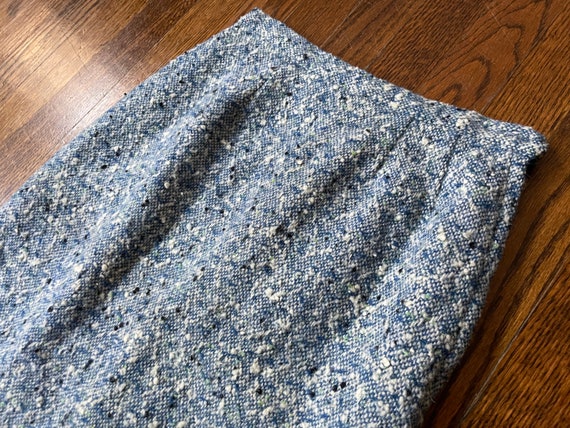 Vintage Tweed Skirt 1960s Sears Chunky Woven Wool… - image 5