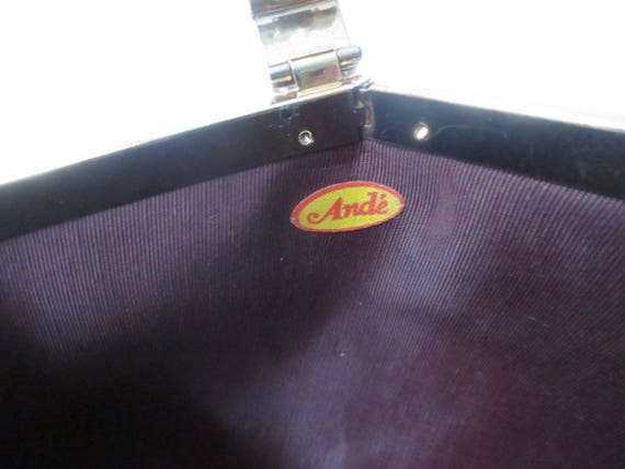 Vintage Leather Purse 1970s Ande Small Chocolate … - image 5