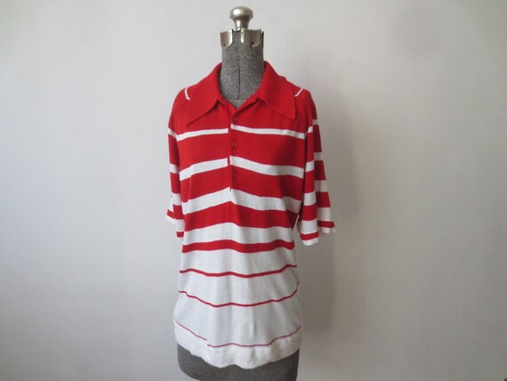 Vintage Striped Polo 1960s/70s Sears The Men's St… - image 9
