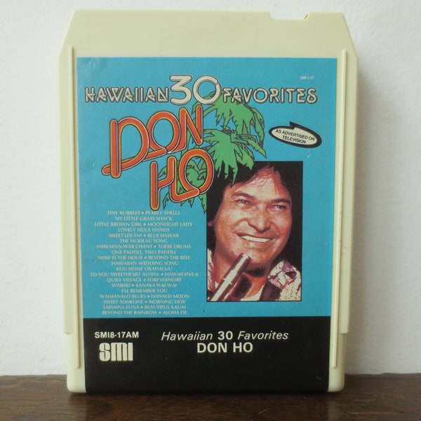 Vintage Don Ho 8-Track Hawaiian 30 Favorites As Seen on TV Suffolk Marketing Vintage Tiki Kitsch