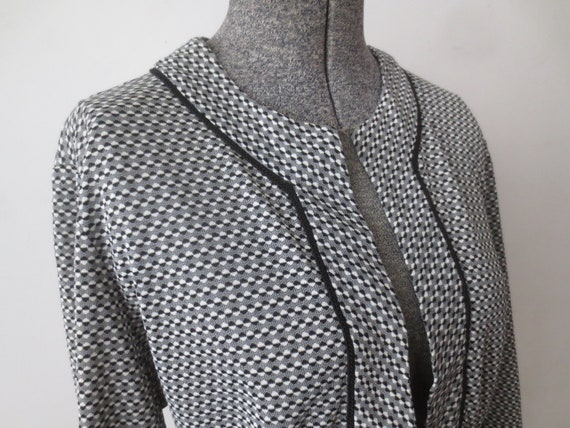 Vintage 1940s Rayon Bolero Jacket Cropped Dress J… - image 2