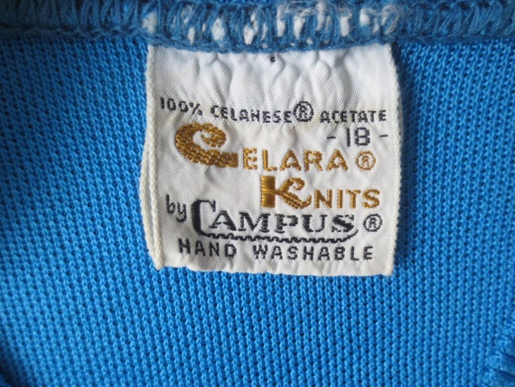 Vintage Campus Shirt 1960s Celara Knits by Campus… - image 7