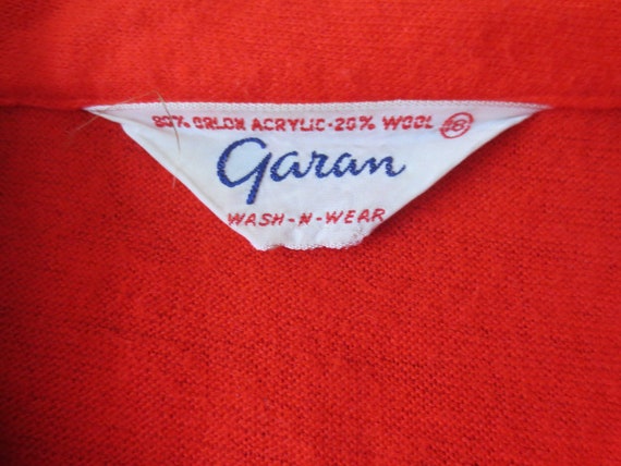 Vintage 1950s Polo Garan Thin Wool-Blended Wash-N… - image 8