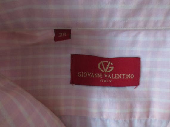 Vintage Giovanni Valentino Classic Pink & White Check… - Gem