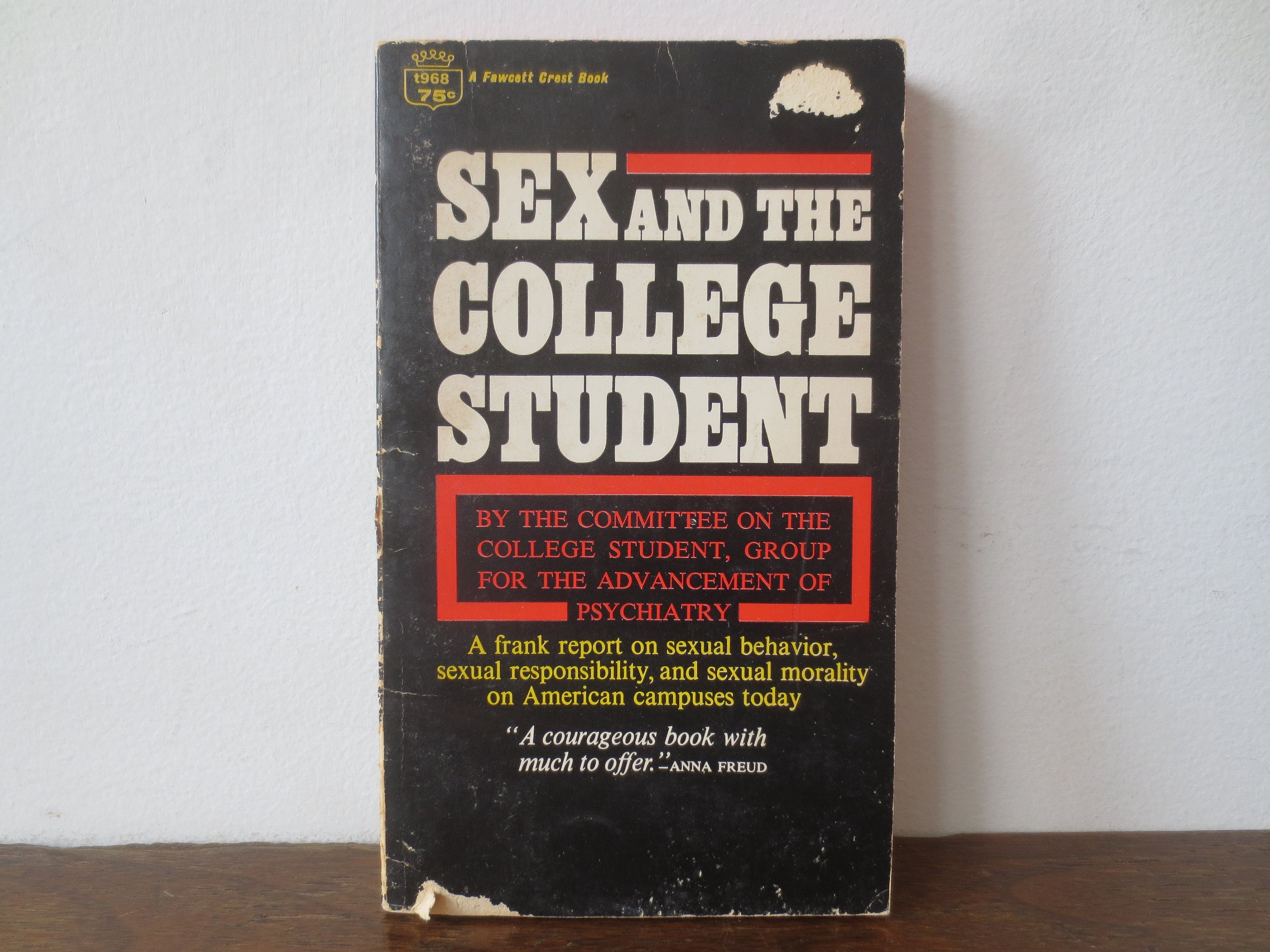 Vintage Sex and the College Student 1966 A Fawcett Crest Book