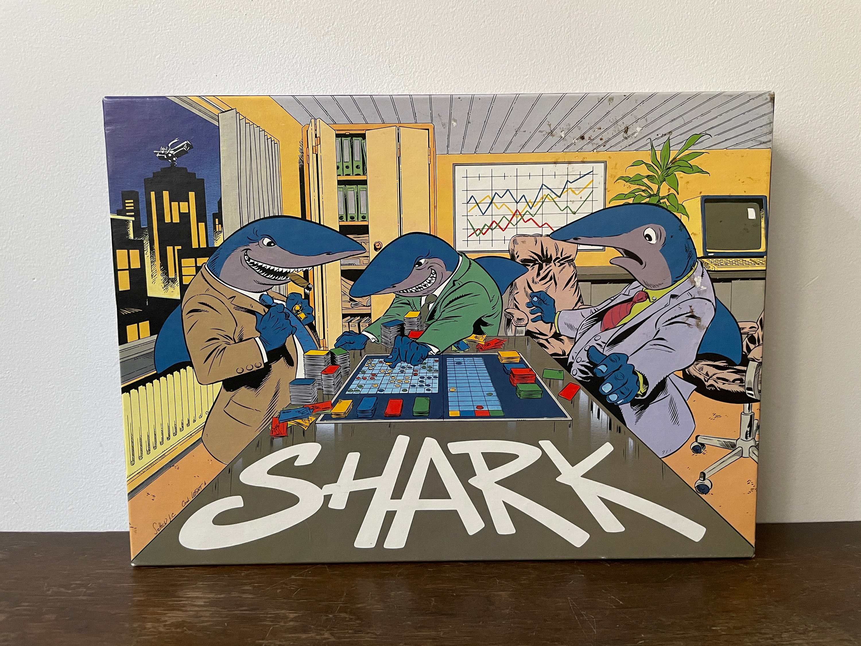 Shark Attack Board Game 1980's Vintage. One of the fun things that was