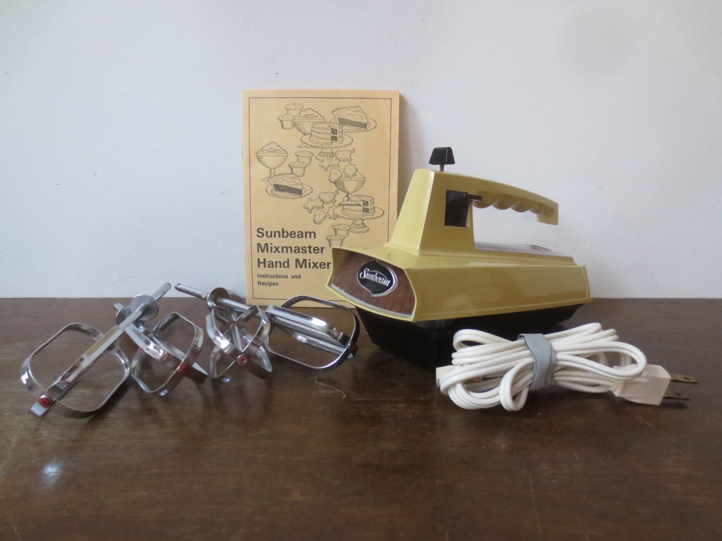 Vintage General Electric Hand Mixer Portable Electric Harvest