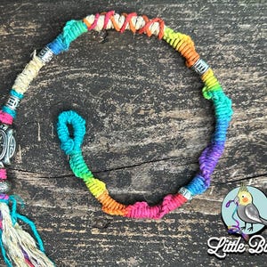 Radical Rainbow Hemp Removable Hair Wrap Extension